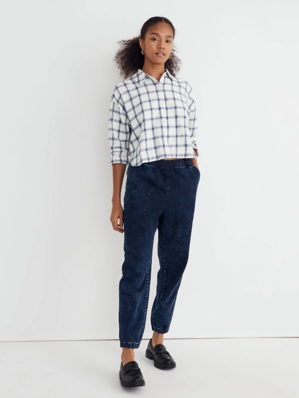 Madewell Sweatpant Jeans in Gaines Wash